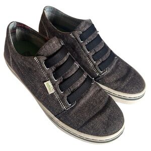 Simple Carport Elastic Men’s Slip On Sneakers Dark Gray 7